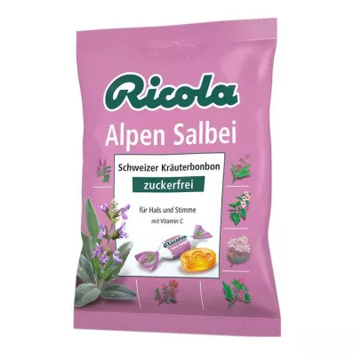 Ricola sukkerfrie alpesalviegodteri, 75 g