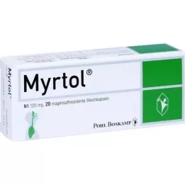 MYRTOL magsaftresistente myke kapsler, 20 stk
