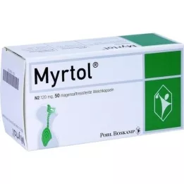 MYRTOL magsaftresistente myke kapsler, 50 stk