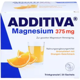ADDITIVA Magnesium 375 mg Sachets Orange, 20 stk