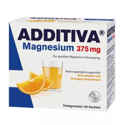 ADDITIVA Magnesium 375 mg Sachets Orange, 20 stk