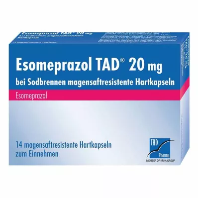 Esomeprazol TAD® 20 mg mot halsbrann, 14 stk Esomeprazol TAD® 20 mg mot halsbrann, 14 stk