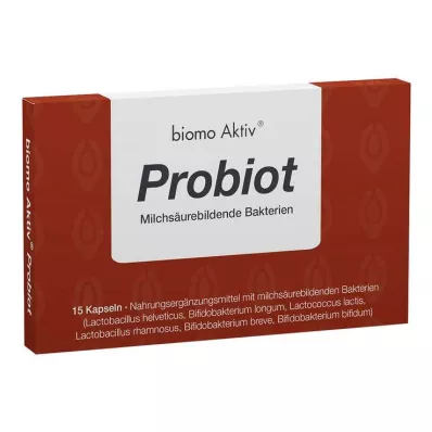 BIOMO Aktive Probiot-kapsler, 15 kapsler