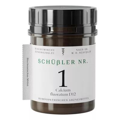 SCHÜSSLER NR.1 Calcium fluoratum D 12 tabletter, 400 stk SCHÜSSLER NR.1 Calcium fluoratum D 12 tabletter, 400 stk