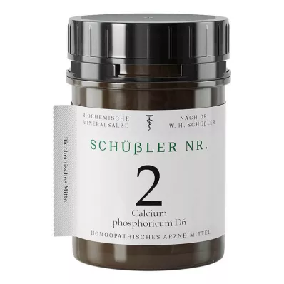 Schüssler No.2 Calcium phosphoricum D 6 tabletter, 400 stykker