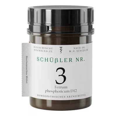 SCHÜSSLER No.3 Ferrum phosphoricum D 12 tabletter, 400 stk