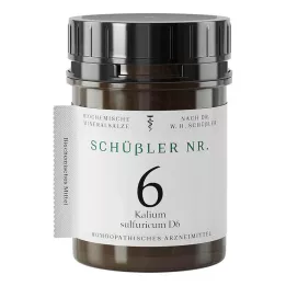 Schüssler No.6 Kalium sulfuricum D 6 tabletter, 1000 stk