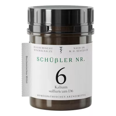 SCHÜSSLER NR.6 Kalium sulphuricum D 6 tabletter, 1000 stk