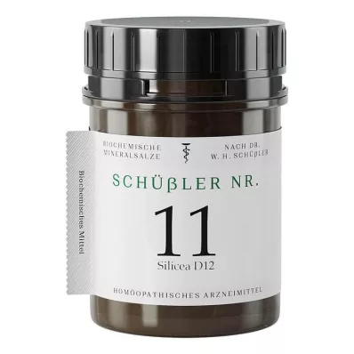 Schüssler No.11 Silicea D 12 tabletter, 400 stk Schüssler No.11 Silicea D 12 tabletter, 400 stk
