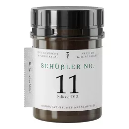 Schüssler No.11 Silicea D 12 tabletter, 1000 stk