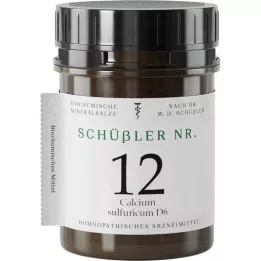 SCHÜSSLER No.12 Calcium sulfuricum D 6 tabletter, 400 stk