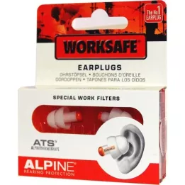 ALPINE WORKSAFE Ørepropper, 2 stk