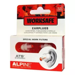 ALPINE WORKSAFE Ørepropper, 2 stk