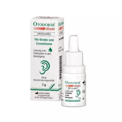 OTODOLOR direkte øredråper, 7 g OTODOLOR direkte øredråper, 7 g
