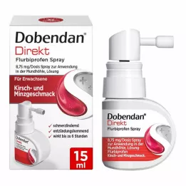 DOBENDAN Direkte Flurbiprofen Spray 8,75 mg/dos.munn, 15 ml