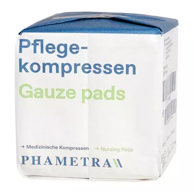 Care kompresser fleece 10x10 cm ikke-steril 4 ganger, 100 stk Care kompresser fleece 10x10 cm ikke-steril 4 ganger, 100 stk