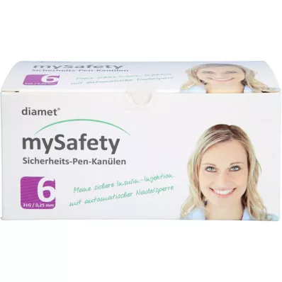 DIAMET mySafety sikkerhetspenn Kan.31 G 0,25x6 mm, 100 stk