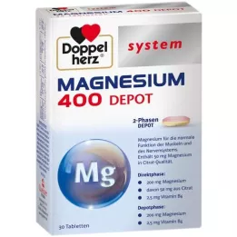 DOPPELHERZ Magnesium 400 Depot systemtabletter, 30 stk