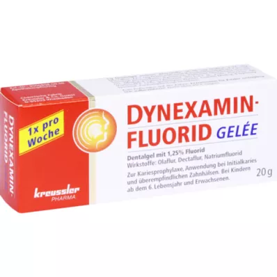 DYNEXAMINFLUORID Jelly tanngelé, 20 g