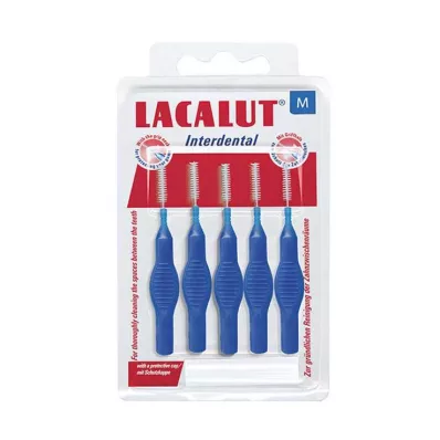 Lacalut Interdental M børste diameter 3,0 mm, 5 stk Lacalut Interdental M børste diameter 3,0 mm, 5 stk