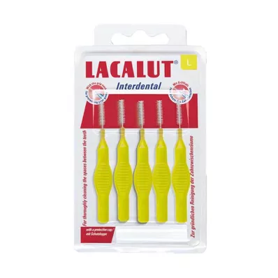 Lacalut Interdental L børste diameter 4,0 mm, 5 stk Lacalut Interdental L børste diameter 4,0 mm, 5 stk