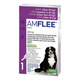 AMFLEE 402 mg spot-on-løsning til svært store hunder på 40-60 kg, 3 stk