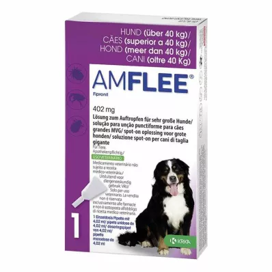 AMFLEE 402 mg spot-on-løsning til svært store hunder på 40-60 kg, 3 stk