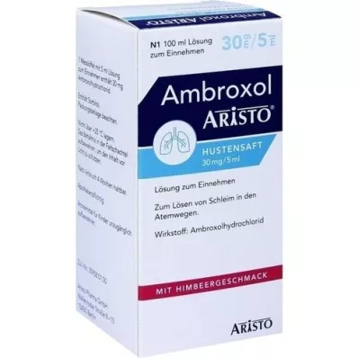 AMBROXOL Aristo hostesaft 30 mg/5 ml Oral oppløsning, 100 ml