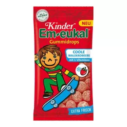 EM-EUKAL Barnas tyggegummidrops cool wild strawberry zh., 75 g