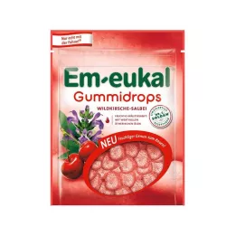 EM-EUKAL Sukkerdråper med villkirsebærsalvie, 90 g