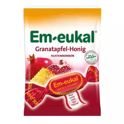 EM-EUKAL Godteri Granateple Honning sukkerholdig, 75 g