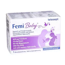 TETESEPT Femi Baby Filmdrasjerte tabletter + myke kapsler, 2X30 stk