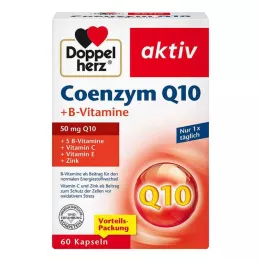 DOPPELHERZ Koenzym Q10+B Vitaminer Kapsler, 60 kapsler