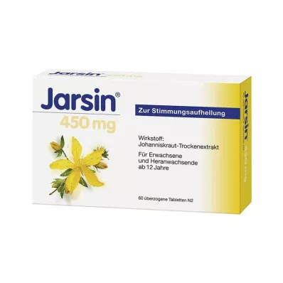 JARSIN 450 mg filmdrasjerte tabletter, 60 stk JARSIN 450 mg filmdrasjerte tabletter, 60 stk