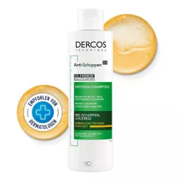VICHY DERCOS Flasshindrende sjampo for tørr hodebunn, 200 ml