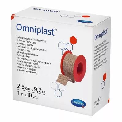 Omniplast festegips tekstilvekt 2,5 cmx9,2 m, 1 stk Omniplast festegips tekstilvekt 2,5 cmx9,2 m, 1 stk
