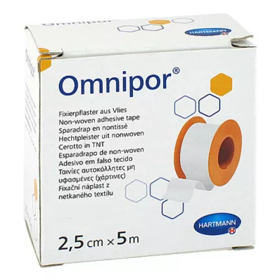 Omnipor festegips fleece 2,5 cmx5 m, 1 stk Omnipor festegips fleece 2,5 cmx5 m, 1 stk