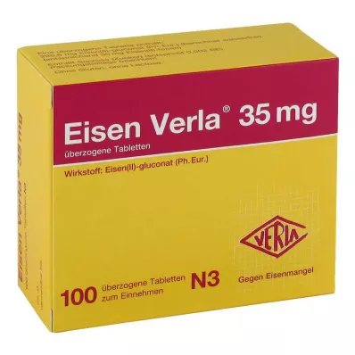 EISEN VERLA 35 mg belagte tabletter, 100 stk EISEN VERLA 35 mg belagte tabletter, 100 stk