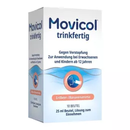 MOVICOL drikkeklar 25 ml pose Oral løsning, 10 stk
