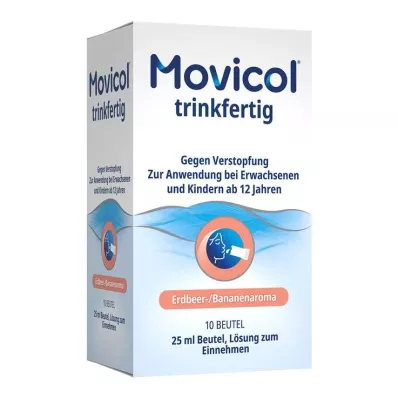 MOVICOL drikkeklar 25 ml pose Oral løsning, 10 stk MOVICOL drikkeklar 25 ml pose Oral løsning, 10 stk