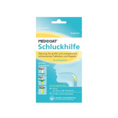 MEDCOAT Gel for svelgehjelp, 10 stk