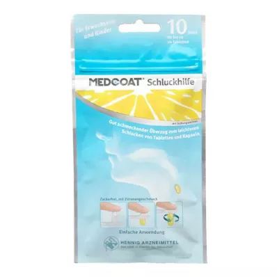 MEDCOAT Gel for svelgehjelp, 10 stk