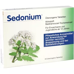 SEDONIUM Belagte tabletter, 50 stk