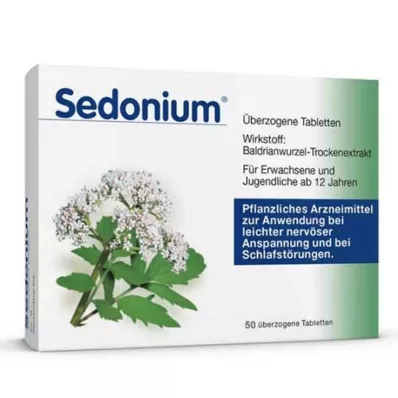 SEDONIUM Belagte tabletter, 50 stk