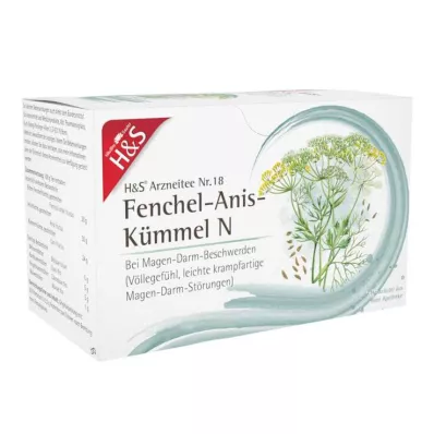 H&S Fennikel-Anis-Spummin N Filterpose, 20X2,0 g H&S Fennikel-Anis-Spummin N Filterpose, 20X2,0 g