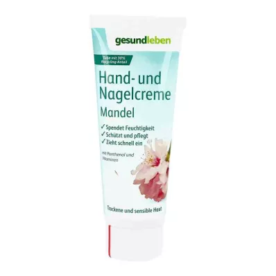 Healthy Living Hand and Nail Cream Mandel (75 ml) Healthy Living Hand and Nail Cream Mandel (75 ml)