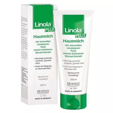 LINOLA pluss hudmelk, 200 ml LINOLA pluss hudmelk, 200 ml