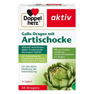 Doppelherz galledragee med artisjokk, 50 stk