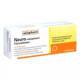 NEURO-RATIOPHARM Filmdrasjerte tabletter, 50 stk