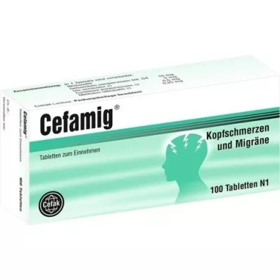 CEFAMIG Tabletter, 100 stk